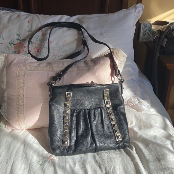B.Makowsky Crossbody bag- Black - Picture 1 of 13